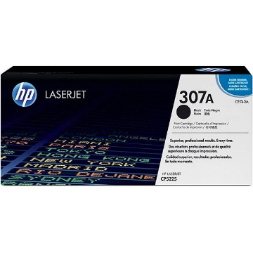 Show details for HP CE740A (HP 307A) Black Laser Toner Cartridge (7000 Yield) Picture of HP CE740A (HP 307A) Black Laser Toner Cartridge (7000 Yield)