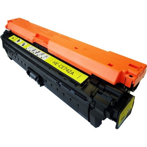 Picture of Compatible CE742A (HP 307A) Compatible HP Yellow Laser Toner Cartridge