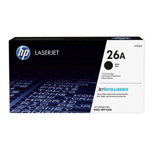 Picture of HP CF226A (HP 26A) OEM Black Toner Cartridge