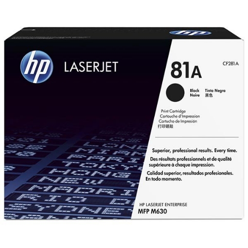 Picture of HP CF281A (HP 81A) OEM Black Toner Cartridge