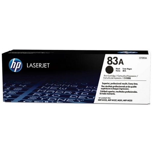 Picture of HP CF283A (HP 83A) OEM Black Toner Cartridge