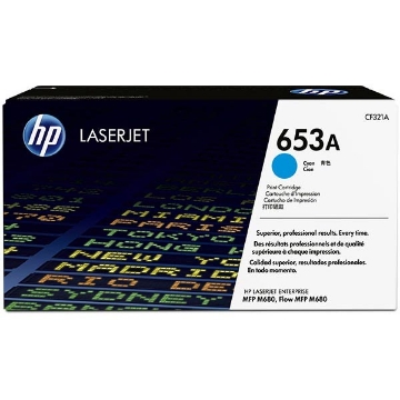 Show details for HP CF321A (HP 653A) Cyan Toner Cartridge (16500 Yield) Picture of HP CF321A (HP 653A) Cyan Toner Cartridge (16500 Yield)
