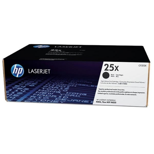 Picture of HP CF325X (HP 25X) OEM High Yield Black Toner Cartridge