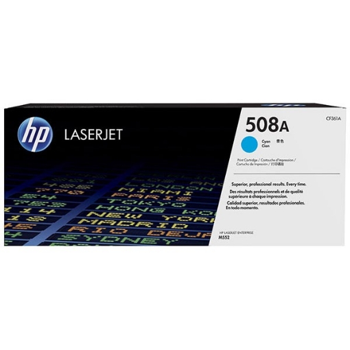 Picture of HP CF361AC (HP 508A) OEM Cyan Toner Cartridge