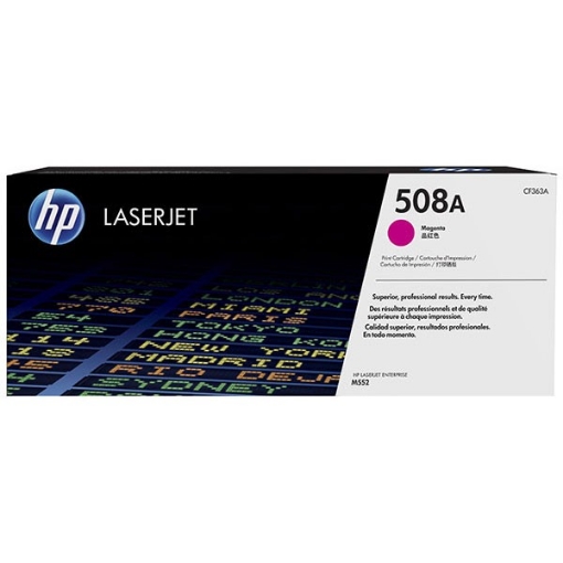 Picture of HP CF363A (HP 508A) OEM Magenta Toner Cartridge (5000 Yield)