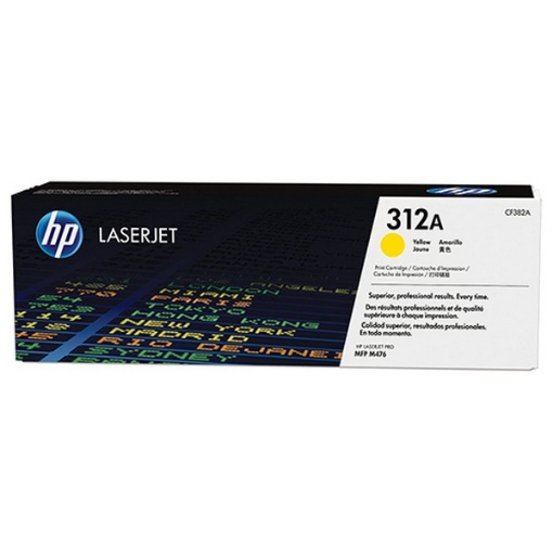 Picture of HP CF382A (HP 312A) OEM Yellow Toner Cartridge