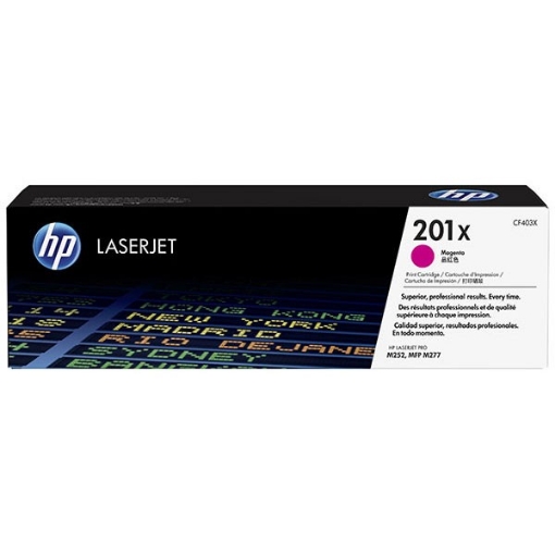 Picture of HP CF403X (HP 201X) High Yield Magenta Toner Cartridge (2300 Yield)