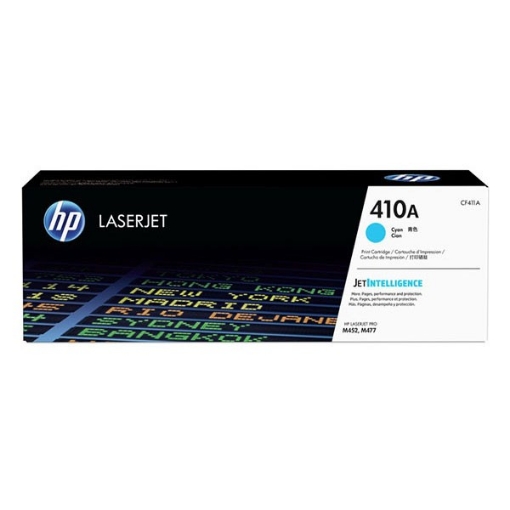 Picture of HP CF411A (HP 410A) Cyan Toner Cartridge (2300 Yield)