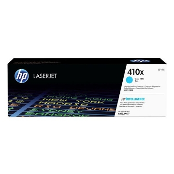 Show details for HP CF411X (HP 410X) OEM High Yield Cyan Toner Cartridge Picture of HP CF411X (HP 410X) OEM High Yield Cyan Toner Cartridge