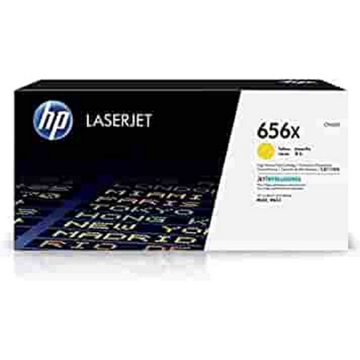 Picture of HP CF462X (HP 656X) High Yield Yellow Toner Cartridge (22000 Yield)