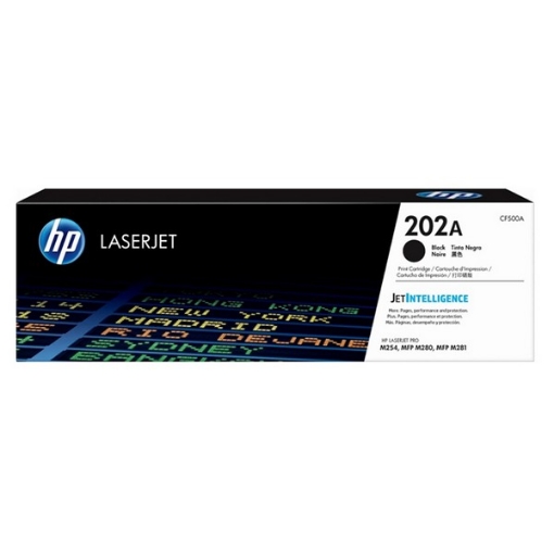 Picture of HP CF500A (HP 202A, Cartridge 054Bk) Black Toner Cartridge (1400 Yield)