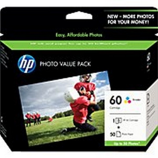 Picture of HP CG845AN (HP 60) OEM Tri-Color Inkjet Cartridge