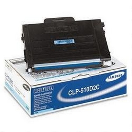 Picture of Samsung CLP-510D2C OEM Cyan Laser Toner Cartridge