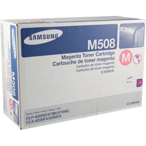 Picture of Samsung CLT-M508S OEM Magenta Toner Cartridge