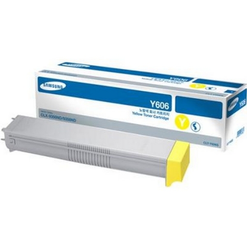 Picture of Samsung CLT-Y606S OEM High Yield Yellow Toner Cartridge