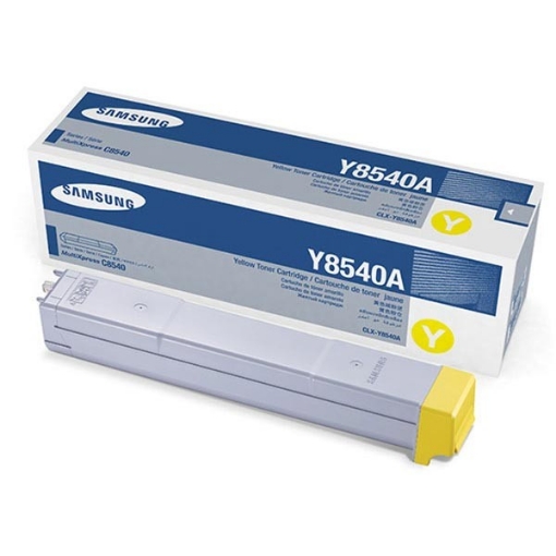 Picture of Samsung CLX-Y8540A OEM Yellow Toner