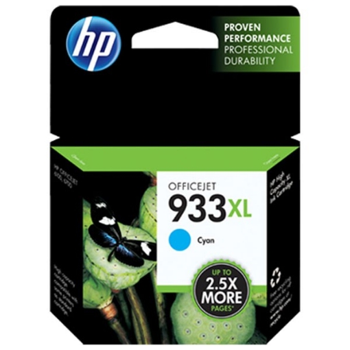 Picture of HP CN054AN (HP 933XL) OEM High Yield Cyan Inkjet Cartridge