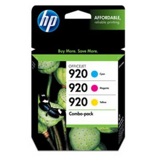 Picture of HP CN066FN (HP 920) OEM Cyan, Yellow, Magenta Ink Cartridge