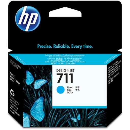 Picture of HP CZ130A (HP 711A) OEM Cyan Inkjet Cartridge