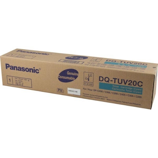 Picture of Panasonic DQ-TUV20C Cyan Toner Cartridge (20000 Yield)