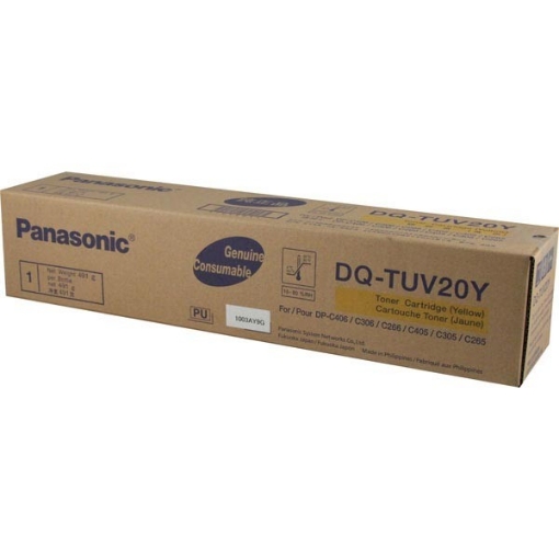 Picture of Panasonic DQ-TUV20Y Yellow Toner Cartridge (20000 Yield)