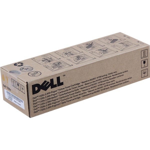 Picture of Dell KU054 (310-9062) OEM Yellow Toner Cartridge