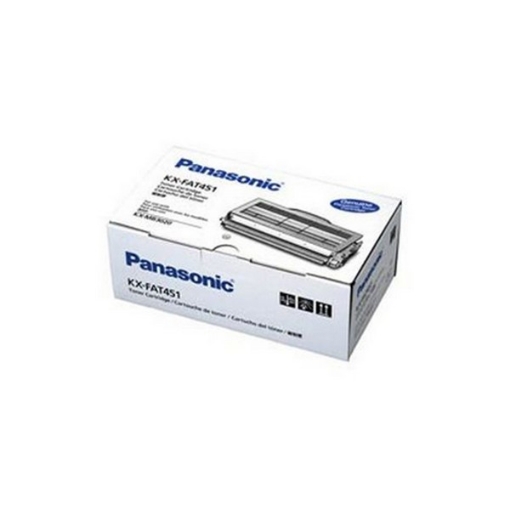 Picture of Panasonic KX-FAT451 Black Toner Cartridge (5000 Yield)