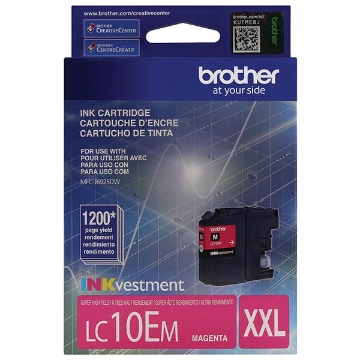Show details for Brother LC10EM Super High Yield Magenta Inkjet Cartridge (1200 Yield) Picture of Brother LC10EM Super High Yield Magenta Inkjet Cartridge (1200 Yield)