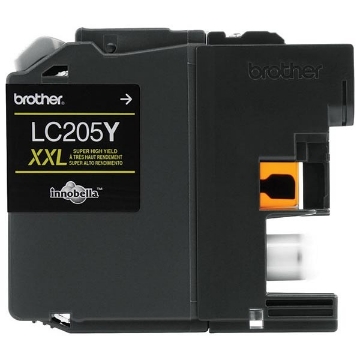 Show details for Brother LC-205Y (LC-205YXXL) Super High Yield Yellow Inkjet Cartridge (1200 Yield) Picture of Brother LC-205Y (LC-205YXXL) Super High Yield Yellow Inkjet Cartridge (1200 Yield)