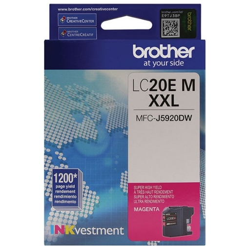 Picture of Brother LC20EM High Yield Magenta Inkjet Cartridge (1200 Yield)