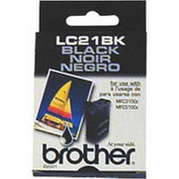 Show details for Brother LC-21BK OEM Black Inkjet Cartridge Picture of Brother LC-21BK OEM Black Inkjet Cartridge