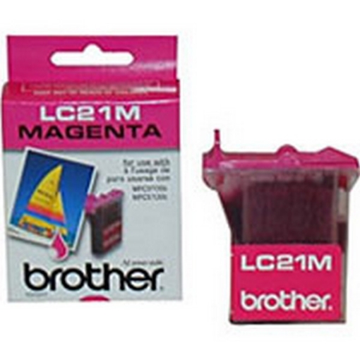 Picture of Brother LC-21M OEM Magenta Inkjet Cartridge