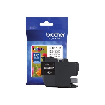 Show details for Brother LC3011Bk Black Ink Cartridge (200 Yield) Picture of Brother LC3011Bk Black Ink Cartridge (200 Yield)