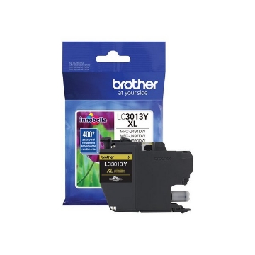 Show details for Brother LC3013Y High Yield Yellow Ink Cartridge (400 Yield) Picture of Brother LC3013Y High Yield Yellow Ink Cartridge (400 Yield)