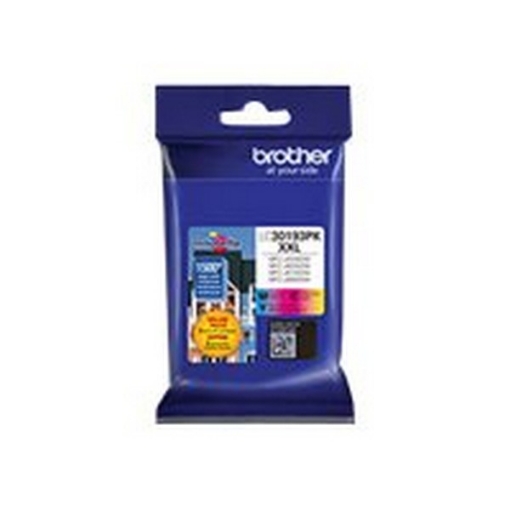 Picture of Brother LC30193PK (LC3019C, LC3019M, LC3019Y) Super High Yield Cyan, Magenta, Yellow Ink Cartridges (3 pack) (3 x 1500)