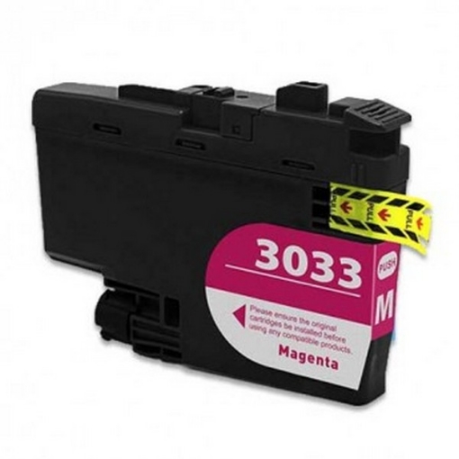 Picture of Premium LC-3033M Compatible Super High Yield Brother Magenta Inkjet Cartridge