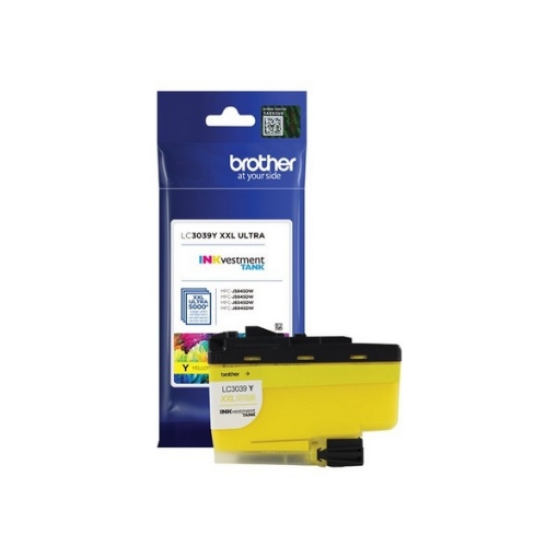 Picture of Brother LC3039Y Ultra High Yield Yellow Inkjet Cartridge (5000 Yield)