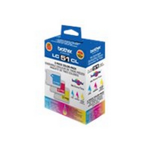 Picture of Brother LC513 Cyan, Magenta, Yellow Inkjet Cartridge (3 pack) (400 x 3)