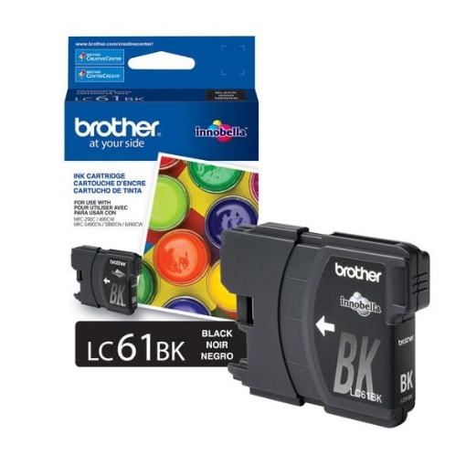 Picture of Brother LC-61BK OEM Black Inkjet Cartridge