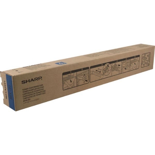 Picture of Sharp MX-31NTCA OEM Cyan Laser Toner Cartridge