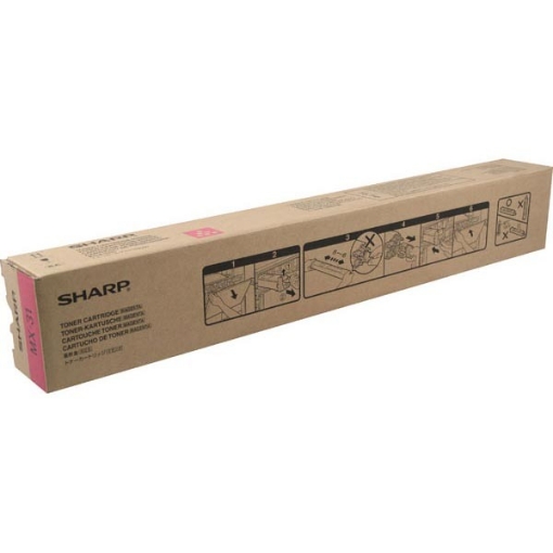 Picture of Sharp MX-31NTMA OEM Magenta Laser Toner Cartridge