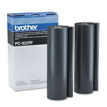 Show details for Brother PC-102RF OEM Black Thermal Fax Ribbons Picture of Brother PC-102RF OEM Black Thermal Fax Ribbons