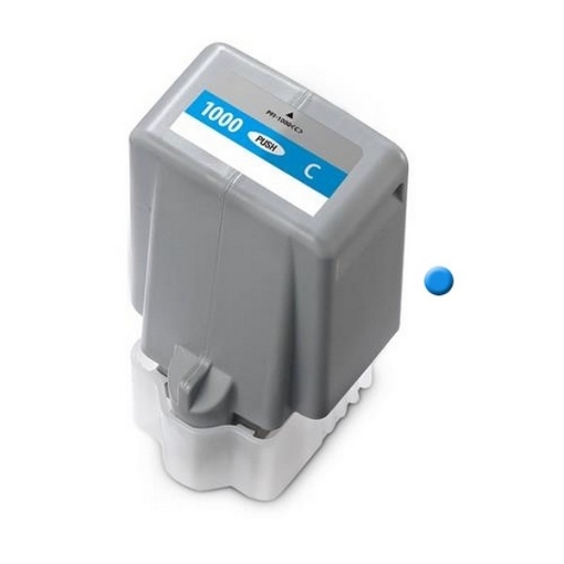 Picture of Premium PFI-1000C (0547C002) Compatible Canon Cyan Pigment Ink Cartridge