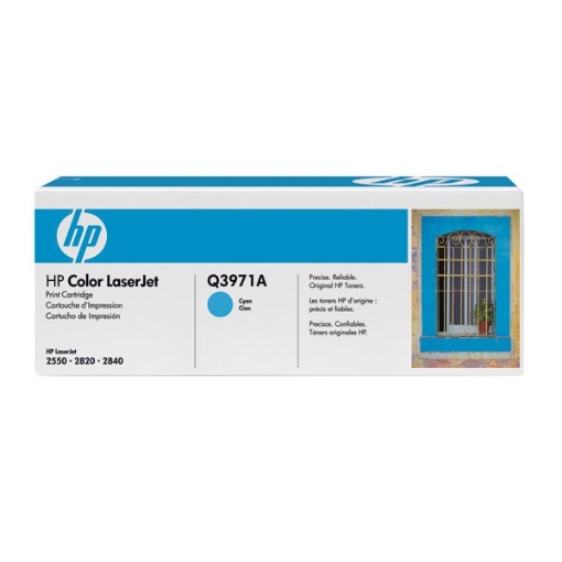 Picture of HP Q3971A (HP 123A) Cyan Toner Cartridge (2000 Yield)