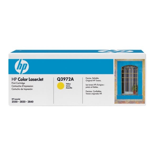 Picture of HP Q3972A (HP 123A) Yellow Toner Cartridge (2000 Yield)