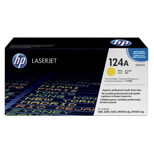 Picture of HP Q6002A (HP 124A) Yellow Toner Cartridge (2000 Yield)