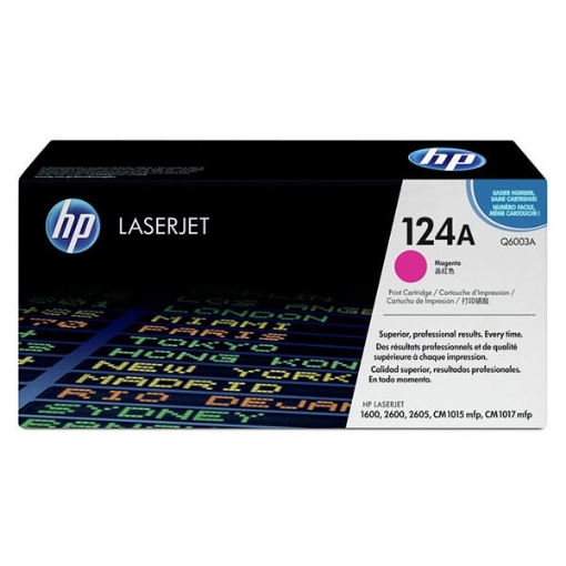 Picture of HP Q6003A (HP 124A) Magenta Toner Cartridge (2000 Yield)