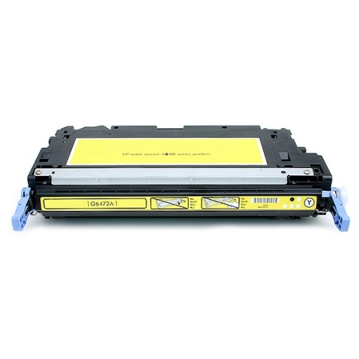 Picture of Compatible Q6472A (HP 502A) Compatible HP Yellow Toner Cartridge