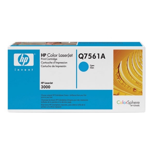 Picture of HP Q7561A (HP 314A) Cyan Toner Cartridge (3500 Yield)