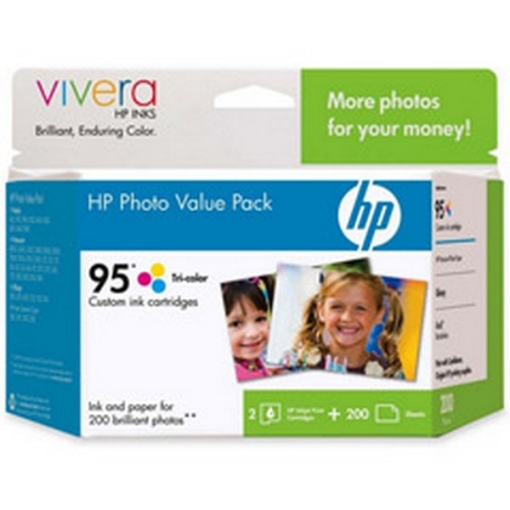 Picture of HP Q7938AN (HP 95) OEM Tri-Color Inkjet Cartridge (2 pk- Value Pack)